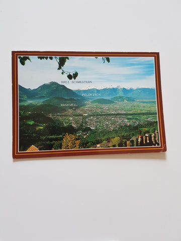 AK Blick ins Vorarlberger Oberland. Rankweil. Feldkirch.