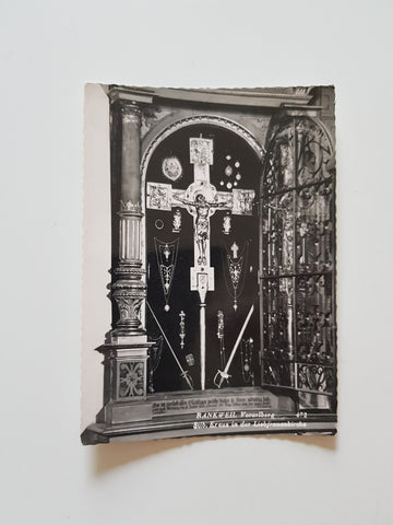 AK Rankweil. Silbernes Kreuz in der Liebfrauenkirche.