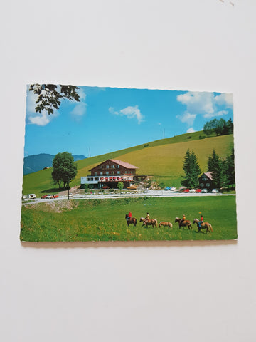 AK Zwischenwasser. Berggasthof Pension Peterhof. Alpe Furx. Bes. Fam. Schmid.