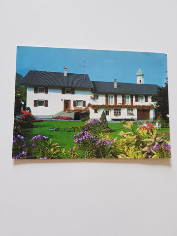 AK Schlins, Kirchstraße 7. A. u. Anna Maier.