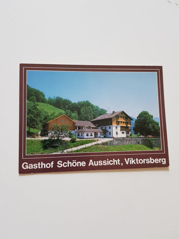 AK Viktorsberg. Gasthof Schöne Aussicht. Fam. Ritter.