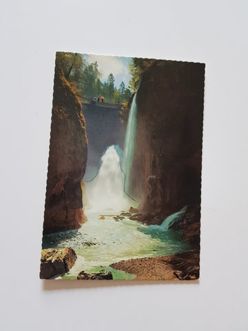 AK Wasserfall in der Rappenlochschlucht. Dornbirn.