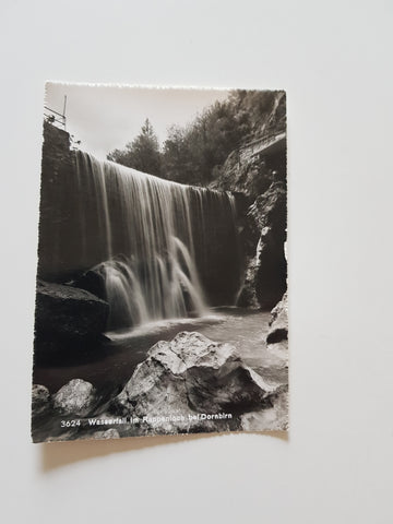 AK Wasserfall im Rappenloch bei Dornbirn.