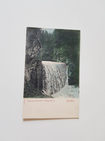 AK Rappenlochschlucht: Wasserfall (I) Dornbirn.
