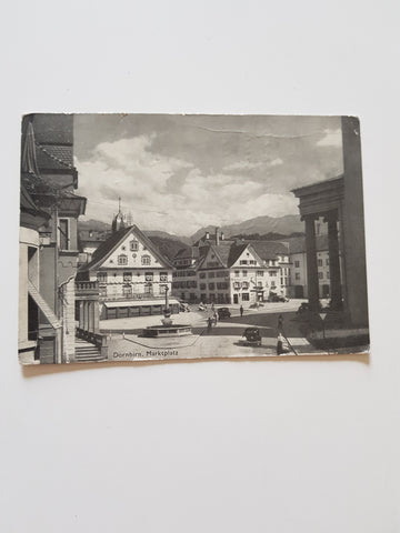 AK Dornbirn. Marktplatz.