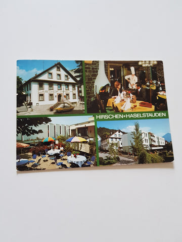 AK Dornbirn. Restaurant Pension Hirschen-Haselstauden.