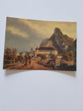 AK Hohenems. Palast Hohenems. Aquarell von Caspar Obach, 1845.