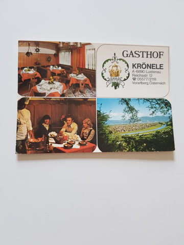 AK Lustenau. Gasthof Krönele. Reichsstraße 12.