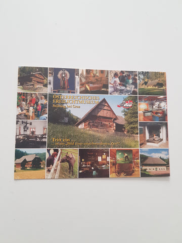 AK Österreichisches Freilichtmuseum. Stübing bei Graz.