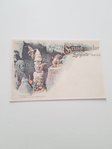 Reprint-AK Gruss aus der Lurgotte bei Semriach.