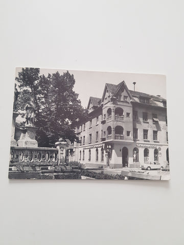 Werbe-AK Sparkasse Frohnleiten, Hauptplatz.