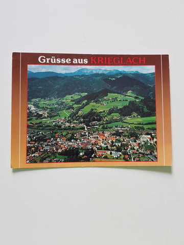 AK Grüsse aus Krieglach. (1988)