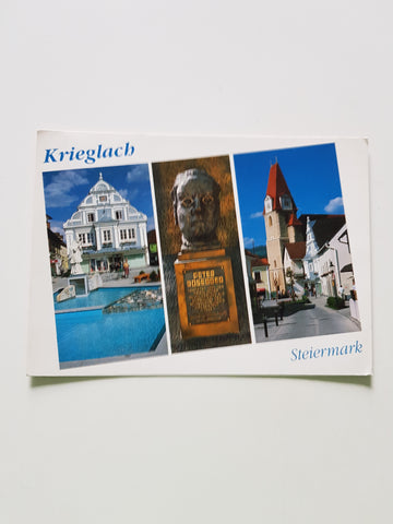 AK Krieglach. Neugestalteter Ortskern zur Landesausstellung 1993.