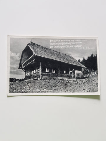 AK Alpl bei Krieglach. Roseggers Geburtshaus. (1956)