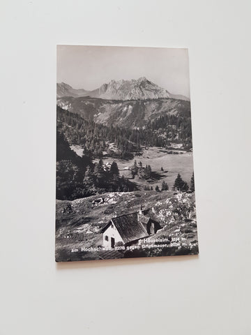 AK Häuselalm am Hochschwab gegen Griesmauer.