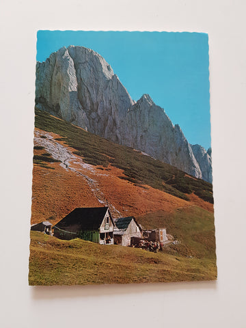 AK Fölzalm mit Großem und Kleinem Winkelkogel.