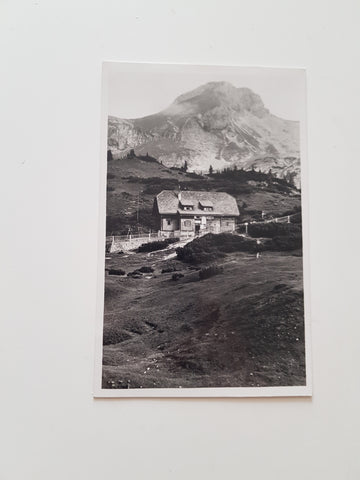 AK Hochschwab. Sonnschienhütte mit dem Ebenstein.