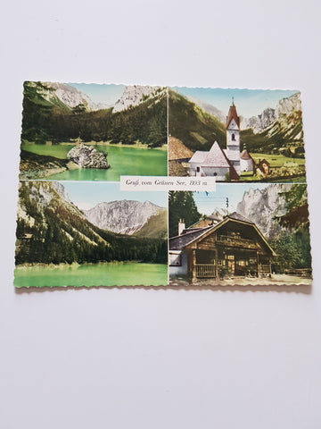AK Gruß vom Grünen See.