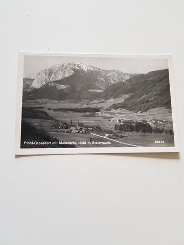 AK Pichl-Grossdorf u. Tragöss Oberort mit Messnerin. (1960)