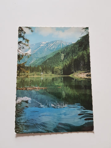 AK Motiv bei Seewiesen gegen Hochschwab.