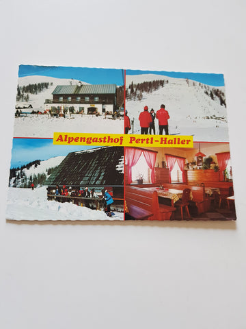 AK Aflenzer-Bürgeralm. Alpengasthof Pertl-Haller.