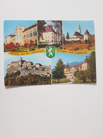 AK Grüße aus der Steiermark. Burgen und Schlösser.