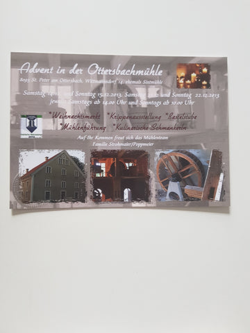 AK St. Peter am Ottersbach, Wittmannsdorf 14. Advent in der Ottersbachmühle.