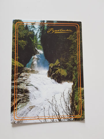 AK Badgastein. Mittlerer Wasserfall.