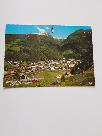 AK Badgastein mit Gondelbahn zum Stubnerkogel.