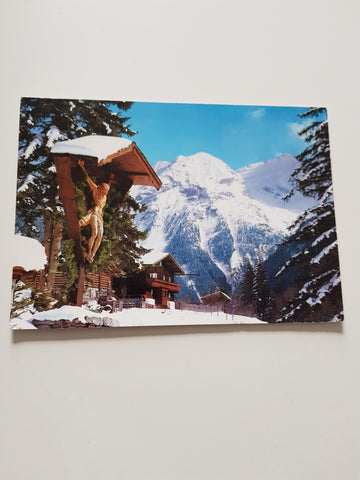 AK Luis-Trenker-Kreuz am Malerwinkel beim Hoteldorf Grüner Baum in Badgastein.