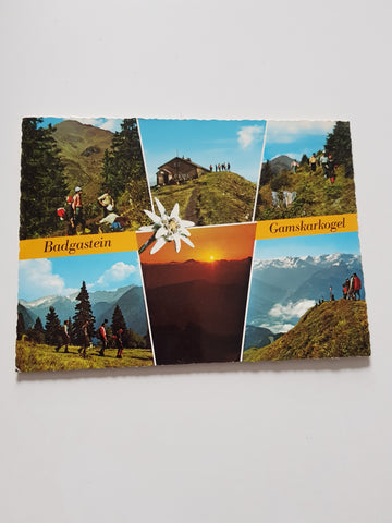 AK Badgastein. Gamskarkogel. Badgasteiner Hütte.