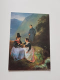 AK Gasteiner Trachten. Ölbild von Johann Fischbach, 1839. Aus dem Gasteiner Museum.