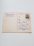 Postkarte Bad Gastein. Anna Schwarz. Haus Pfarrmaier.