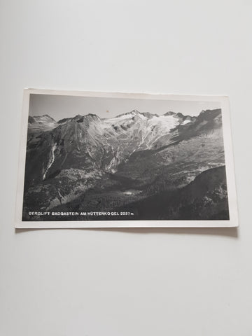 AK Berglift Badgastein am Hüttenkogel.