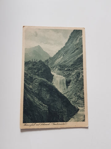 AK Bärenfall mit Schareck. (1922/23)