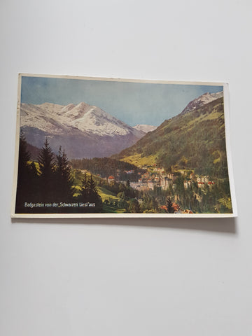 AK Badgastein von der Schwarzen Liesl aus.