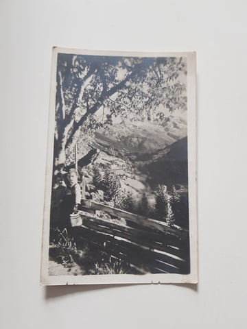 AK Bad Gastein. Am Weg zum Cafe Gamskar. (1914)