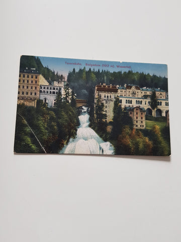 AK Tauernbahn. Badgastein. Wasserfall.