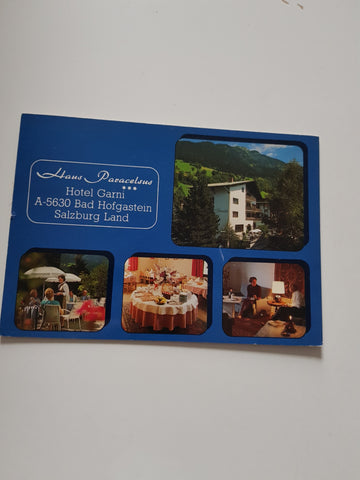 AK Bad Hofgastein. Haus Paracelsus Hotel Garni.