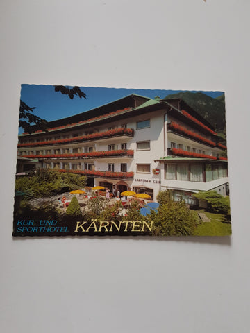 AK Bad Hofgastein. Hotel Kärnten. Familie Klammer.