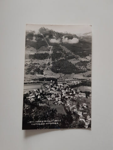 AK Bad Hofgastein. Schlossalm Berglift. (1955)