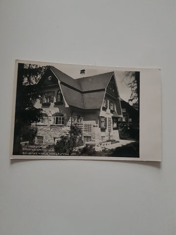 AK Bad Hofgastein. Staatsbeamtenheim Goldenes Kreuz (1934)