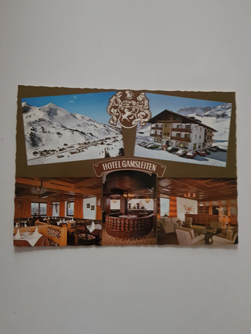 AK Obertauern. Cafe-Restaurant Hotel Gamsleiten. A. L. Waser.