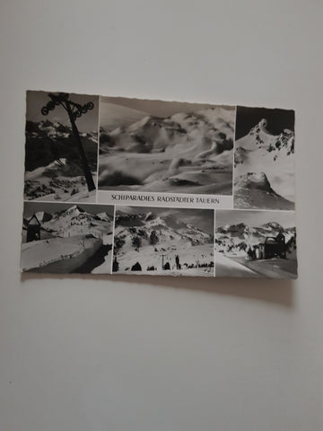 AK Schiparadies Radstädter Tauern. (1961)