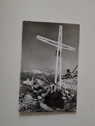 AK Gipfelkreuz am Mosermanndl. Blick zum Faulkogel.