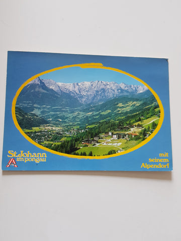 AK St. Johann im Pongau mit Alpendorf.