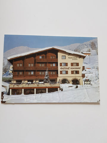 AK St. Johann im Pongau. Gasthof Alpendorf. Fam. Unterkofler.