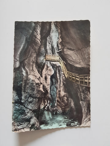 AK Liechtensteinklamm. Hohe Brücke.