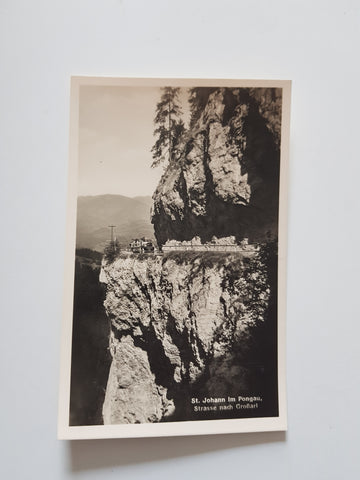 AK St. Johann im Pongau. Strasse nach Großarl. (1935)