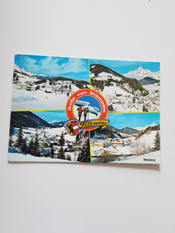 AK Grüße vom Skiparadies Filzmoos.
